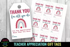 PRINTABLE TEACHER APPRECIATION GIFT TAGS I END OF SCHOOL GIFT TAGS
