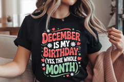 December birthday Christmas Winter Product Image 1