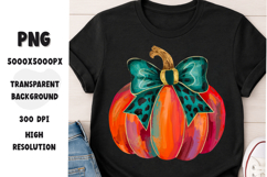 Glitter Fall Preppy Pumpkin Thanksgiving Product Image 1