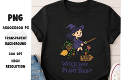 Halloween plant lover, cozy witch Product Image 1