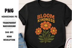 Bloom kindness retro floral vintage flower groovy Product Image 1