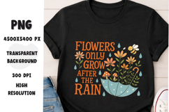 Positive Growth Quote Cozy Rainy Day Vibes Product Image 1