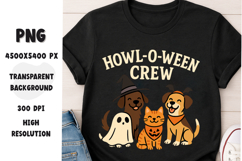 Howl-o-ween Crew Halloween Pet Cute Dogs and Cat Product Image 1