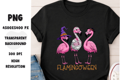 Halloween Flamingo Flamingoween Witch Flamingos Product Image 1