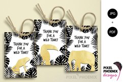 Printable Gift tags for your Jungle Party