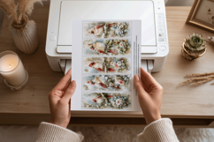 Red Cardinal Printable Bookmark Set Product Image 2