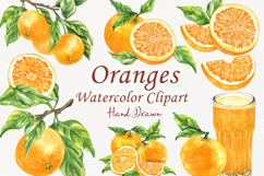 Watercolor Oranges Collection Product Image 1