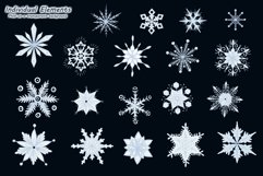 Snowflakes Watercolor Clipart Product Image 3