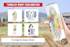 Pro Esports Gamer Ghost Tumbler Product Image 1