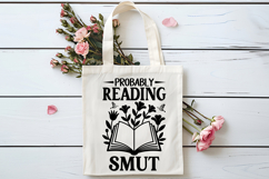 Probably Reading Smut SVG, Book Lover SVG, Reading SVG Product Image 4