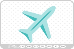Plane Air Travel SVG PNG DXF Product Image 1
