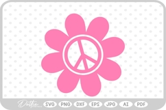 Peace Sign SVG PNG DXF Product Image 1