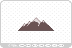 Mountains SVG PNG DXF Product Image 1