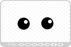 Cartoon Eyes SVG PNG DXF Product Image 1