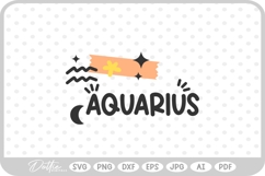 Aquarius SVG PNG DXF Product Image 1