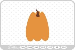 Pumpkin Halloween Autumn Fall Squash SVG PNG DXF Product Image 1