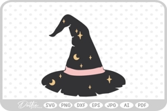 Halloween Witch Hat SVG PNG DXF Product Image 1