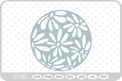 Abstract Flower Pattern Wavy Boho Botanic SVG PNG DXF Product Image 1