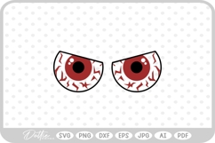Halloween Scary Eyes SVG PNG DXF Product Image 1