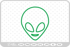 Alien SVG PNG DXF Product Image 1