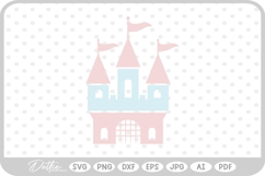 Princess Castle SVG PNG DXF Product Image 1