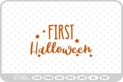 My First Halloween Baby Milestone Baby SVG PNG DXF Product Image 1