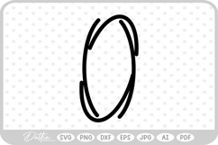 Oval SVG PNG DXF Product Image 1