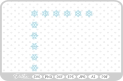 Christmas Winter Frame Border Background SVG PNG DXF Product Image 1