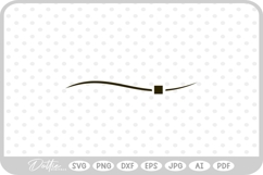 Swoosh Line Square SVG PNG DXF Product Image 1