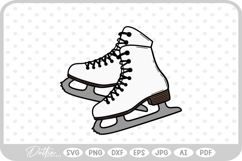 Ice Skate Figure Skates Sport Boot SVG PNG DXF Product Image 1