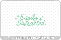 ADHD Quote Mental Health Script Text SVG PNG DXF Product Image 1