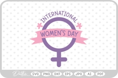 Girl Power Women's Day Quote Feminist SVG PNG DXF Product Image 1