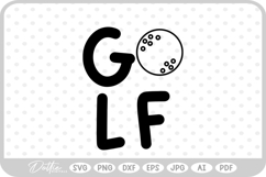 Golf SVG PNG DXF Product Image 1
