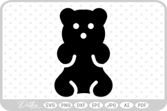 Candy Bear SVG PNG DXF Product Image 1