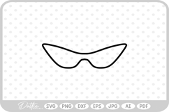 Sunglasses SVG PNG DXF Product Image 1