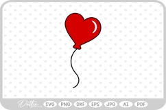 Balloons and Strings SVG PNG DXF Product Image 1