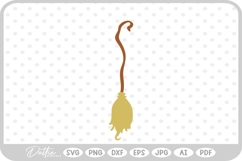Broomstick Witches Broom Halloween SVG PNG DXF Product Image 1