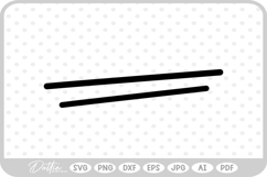 Underline Line Decorative Shape Divider SVG PNG DXF Product Image 1