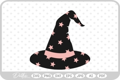 Witch Hat Spooky Halloween SVG PNG DXF Product Image 1