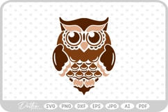 Owl Bird SVG PNG DXF Product Image 1