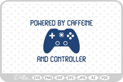 Video Game Controller Slogan SVG PNG DXF Product Image 1