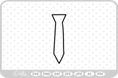 Tie SVG PNG DXF Product Image 1