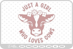 Farm Animal Cow Quote SVG PNG DXF Product Image 1