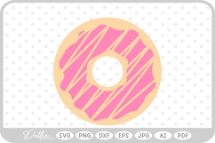 Ring Donut Sweet Treat SVG PNG DXF Product Image 1