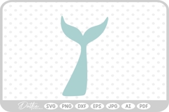 Mermaid Tail Water Fish Ocean Sea Fantasy Scales SVG PNG DXF Product Image 1