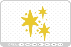 Star Sparkle Shape SVG PNG DXF Product Image 1