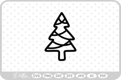 Christmas Tree SVG PNG DXF Product Image 1