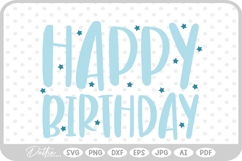 Happy Birthday SVG PNG DXF Product Image 1