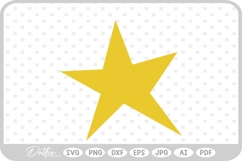 Star Shape SVG PNG DXF Product Image 1