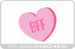 BFF Besties Best Friend SVG PNG DXF Product Image 1
